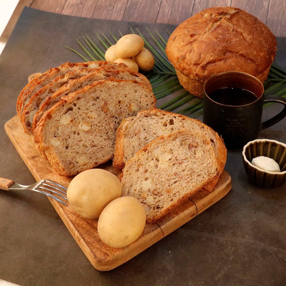 봄내 시골 감자빵 통밀빵 깜빠뉴 830g ( 군감자로 만든 비건빵 샌드위치 치아바타 모닝빵 단백질 프로틴 통밀식빵 )